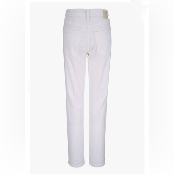 NWT AG EX BOYFRIEND SLIM WHITE JEANS - Picture 1 of 14